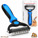 Rastrello a Doppia Lama per Cani – Rimuove Nodi e Sottopelo