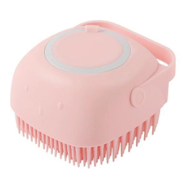 Spazzola Shampoo Silicone per Cani e Gatti Massaggio Bagno Pulizia Pelo