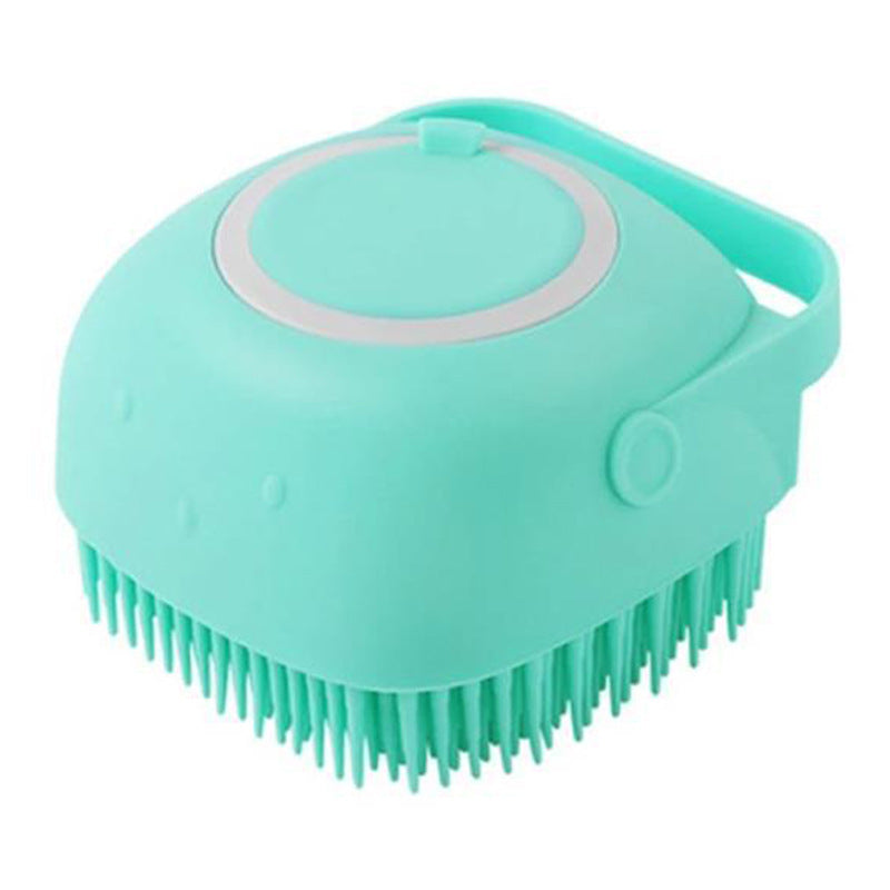 Spazzola Shampoo Silicone per Cani e Gatti Massaggio Bagno Pulizia Pelo