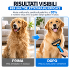 Rastrello a Doppia Lama per Cani – Rimuove Nodi e Sottopelo