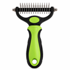 Rastrello a Doppia Lama per Gatti - Rimuove Nodi e Sottopelo